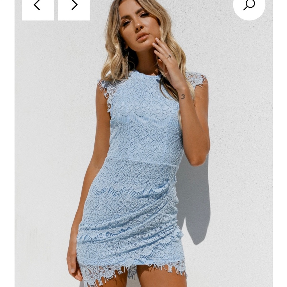 Xenia Jessica Dress (Baby Blue)